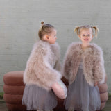 Emmi Plume Jacket in Blush