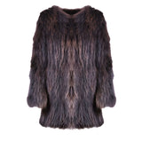 Exotique Long Coat Dark Cocoa