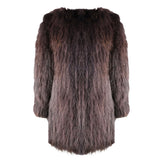 Exotique Long Coat Dark Cocoa