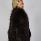 Exotique Long Coat Dark Cocoa