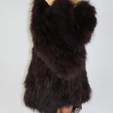 Exotique Long Coat Dark Cocoa