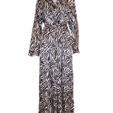Zebra Robe + Slipper Bundle