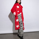 Queen Of Hearts Coat Ruby