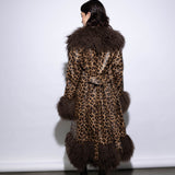 West End Coat in Leopard