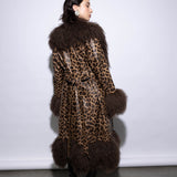 West End Coat in Leopard