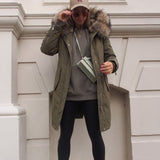 The Daily Long Parka in Khaki