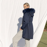 The Daily Long Parka in Navy