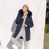 The Daily Long Parka in Navy