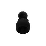 Après Angora Fur Beanie Onyx