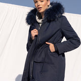 The Daily Long Parka in Navy