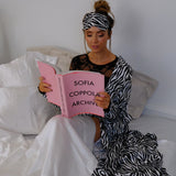 Zebra Robe + Slipper Bundle