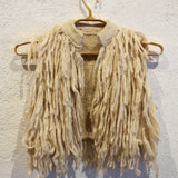 Kids Tassel Vest in Natural - Mode & Affaire