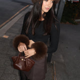 Fluffy Headband Cocoa