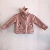 Lulu Biker Jacket in Dusty Pink