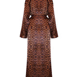 Leopard Robe + Slipper Bundle