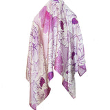 Lilac Dreams Silk Scarf - Mode & Affaire