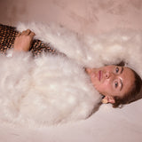 Valentina Feather Jacket Snow