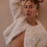 Laci 3/4 Bride Jacket in Snow