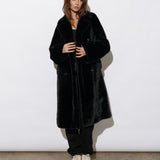 Willow Coat in Noir