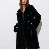 Willow Coat in Noir