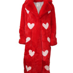 Queen Of Hearts Faux Coat Reverse - Mode & Affaire