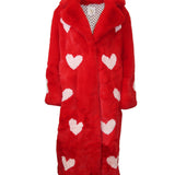 Queen Of Hearts Faux Coat Reverse - Mode & Affaire