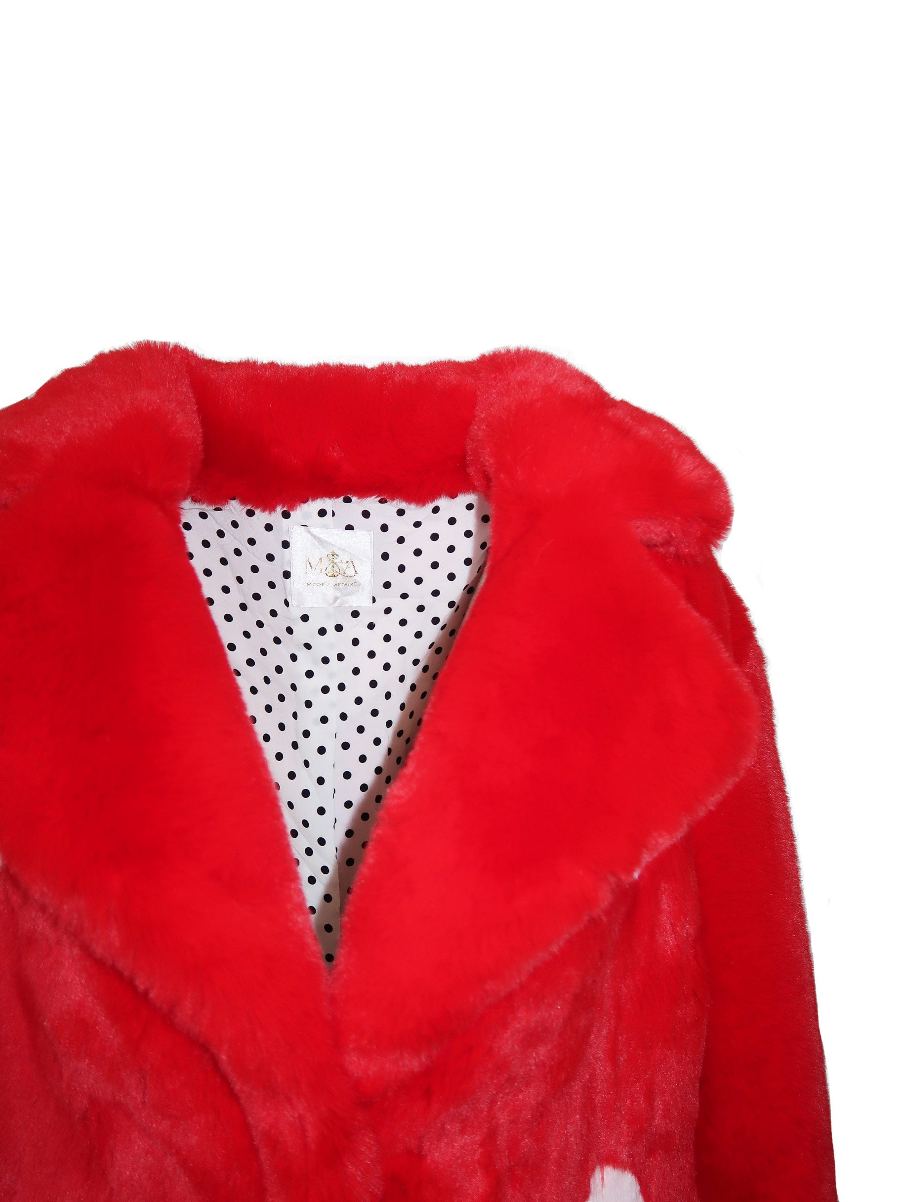 Queen Of Hearts Faux Coat Reverse - Mode & Affaire