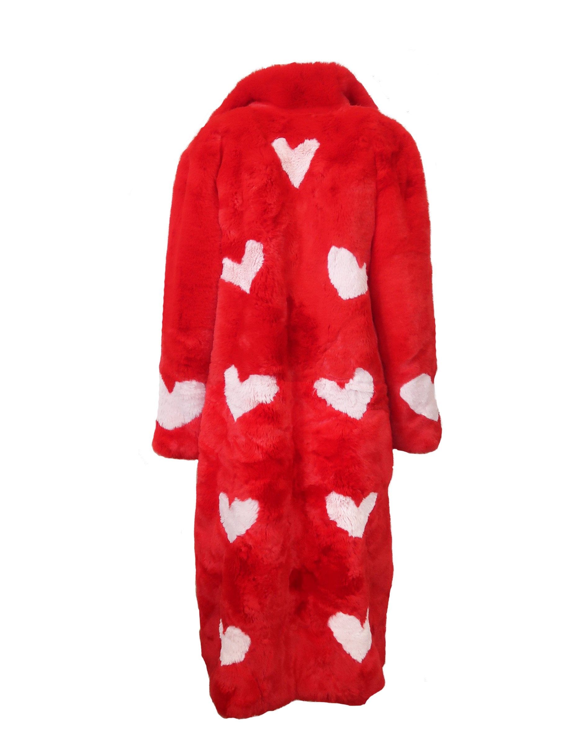 Queen Of Hearts Faux Coat Reverse - Mode & Affaire