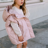 Minnie Puffer Vest in Peony