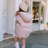 Minnie Puffer Vest in Peony