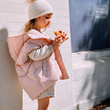 Minnie Puffer Vest in Peony