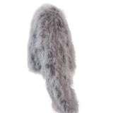 Valentina Feather Jacket Silver