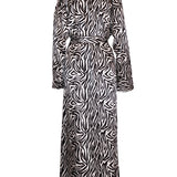 Zebra Robe + Slipper Bundle