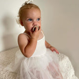 Tutu Singlet Dress in Snowflake