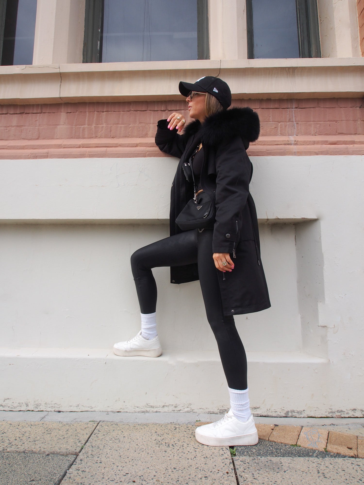 Copenhagen Long Parka in Onyx - Mode & Affaire