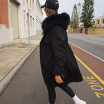Copenhagen Long Parka in Onyx - Mode & Affaire