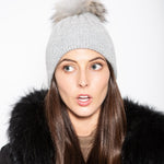 Angora Beanie Silver Fox - Mode & Affaire