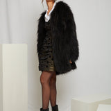 Exotique Long Coat in Onyx - Mode & Affaire