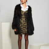 Exotique Long Coat in Onyx - Mode & Affaire