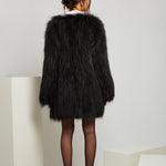 Exotique Long Coat in Onyx - Mode & Affaire