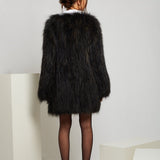 Exotique Long Coat in Onyx - Mode & Affaire